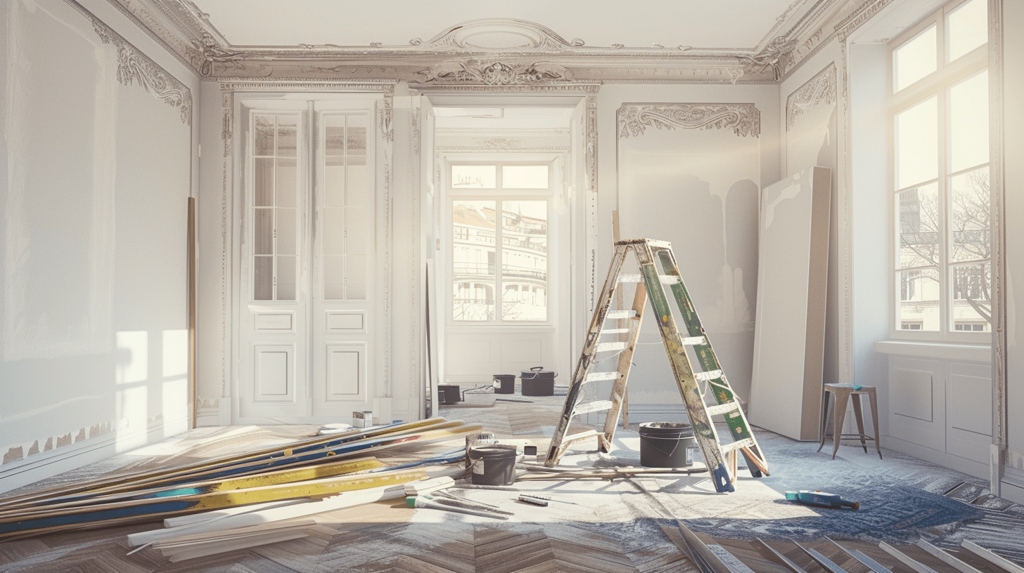 Rénovation intérieure d’une pièce élégante à Angoulême - Couleurs des Charentes